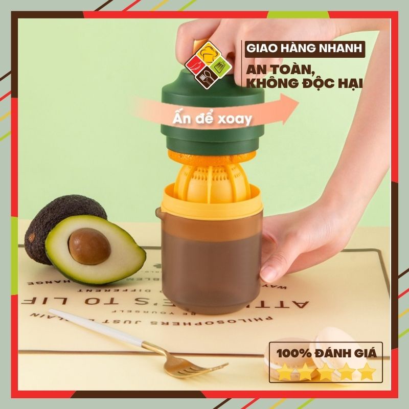 Máy vắt cam bằng tay BEHOMEMALL dụng cụ vắt cam GenZ thiết kế trẻ trung