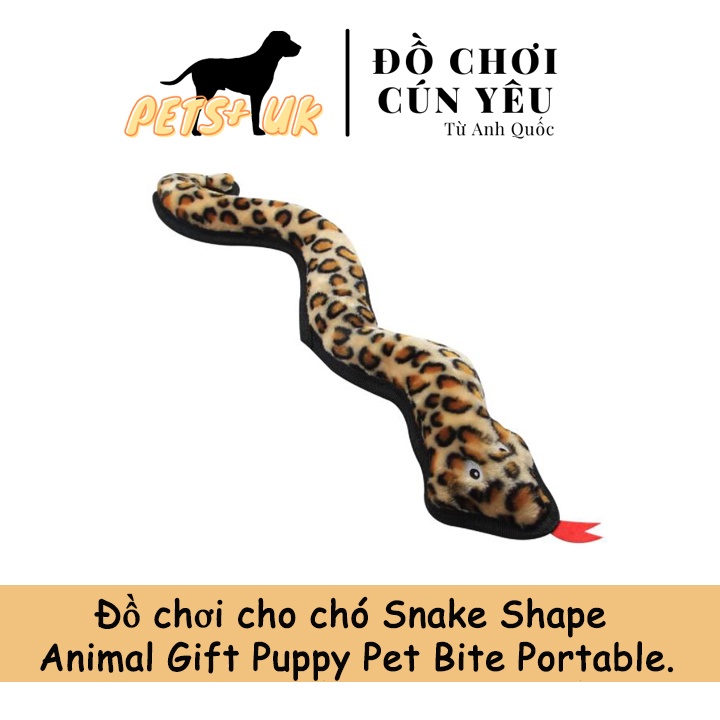 Đồ chơi cho chó Snake Shape Animal Gift Puppy Pet Bite Portable