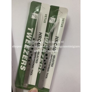 nhíp cong thẳng lỗ (phụ kiện nối mi)