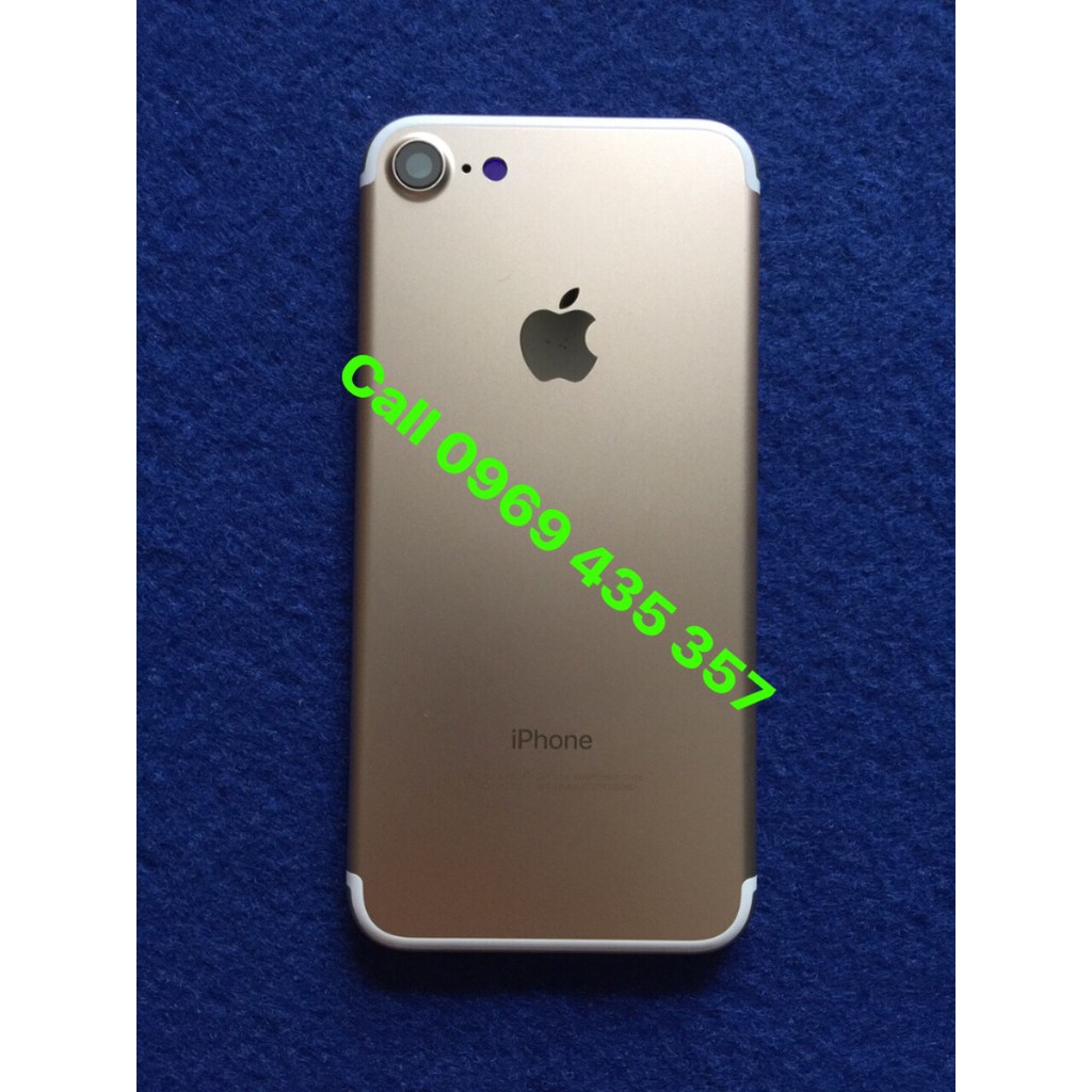 Vỏ Iphone 7 Zin Màu Vàng Gold, tặng kèm bộ nút