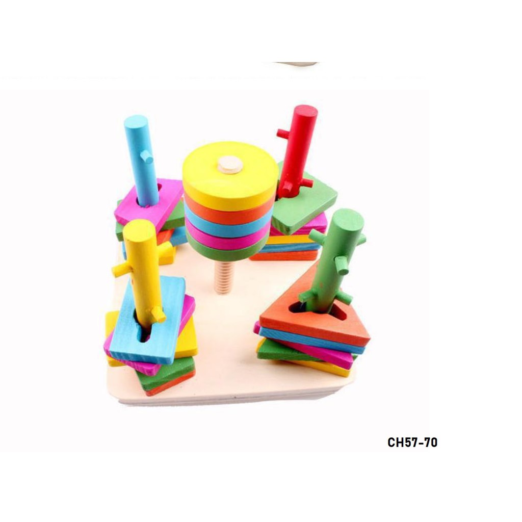 Bộ xiên 5 cọc bảng vuông