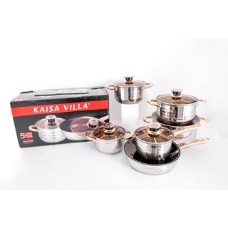 Bộ nồi đức cao cấp kaisa villa 6 món bền đẹp sang trọng