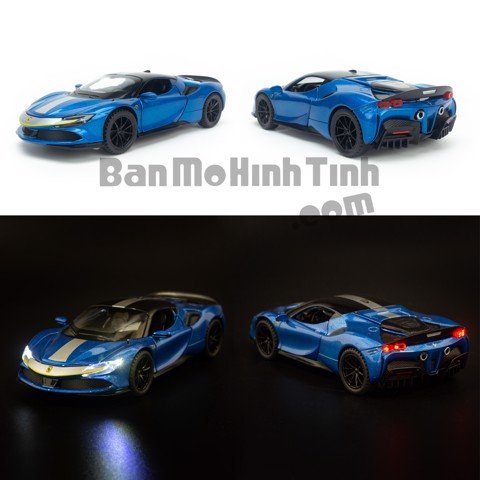 Mô hình xe Ferrari SF90, Laferrari, 458 Italia 1:32