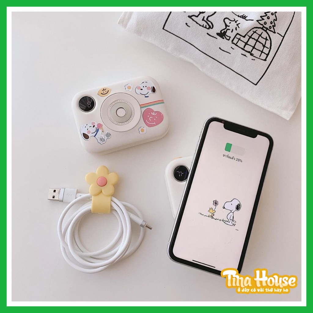 Sạc Dự Phòng Kiêm Sạc SOLOVE 10000mAh Tích Hợp Sạc Không Dây Thiết Kế Nhỏ Gọn Dễ Thương Màn Hình Led Hiển Thị Pin - BH 1