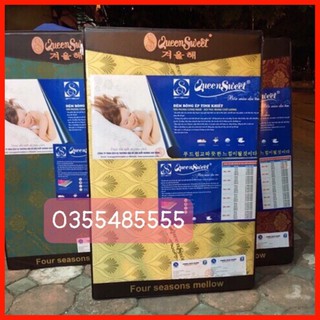Đệm bông ép Queensweet Hàn Quốc _  (100cm x190cm )