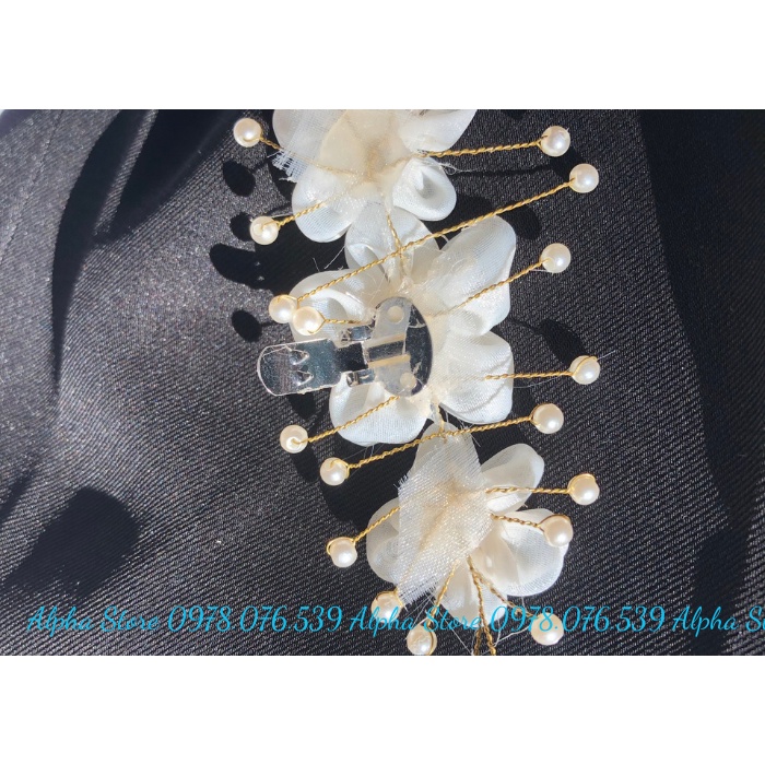 1 cặp kẹp trang trí giày cô dâu đính đá handmade, Giày cưới, cài giày cưới