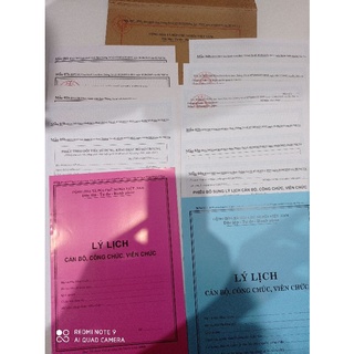 Hồ Sơ Cán Bộ Công Chức, Viên Chức tt07/2019 Combo( 100 bộ)