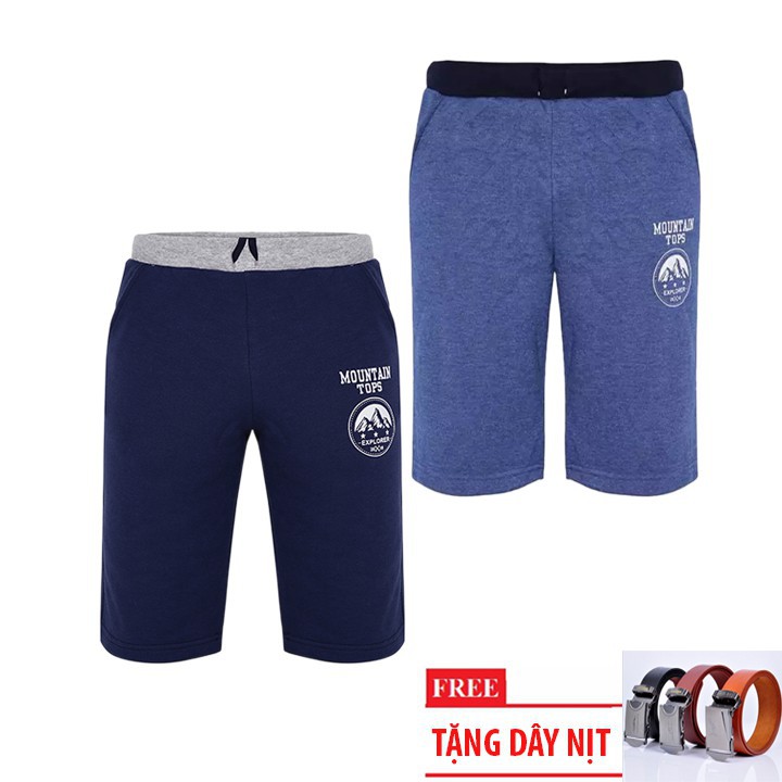 Combo 2 Quần Short Nam Lưng Thun Gabo Fashion CQS21 Tặng Dây Nịt