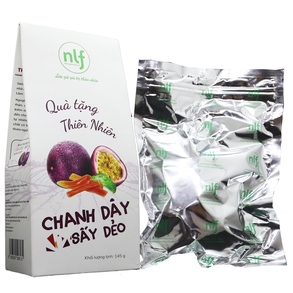 Vỏ Chanh Dây Sấy Dẻo Nông Lâm Food (Dried Passion) - 100% Từ Thiên Nhiên