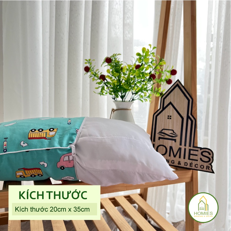 Ruột Gối Đầu Cho Bé Đi Học Chất Liệu Bông Trắng Nguyên Sinh An Toàn Cho Bé - Kích Thước 20cmx 35cm