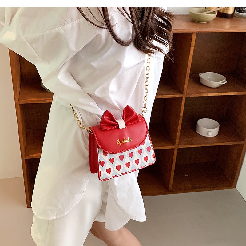 Túi Đeo Vai Dây Xích Dễ Thương Thời Trang Cho Bạn Gái