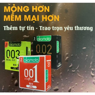 Bao Cao Su Okamoto Chính Hãng Skinless Skin Purity, Vanilla, Strawberry (Siêu Mỏng Tinh Khiết, Hương Vanilla, Hương Dâu)