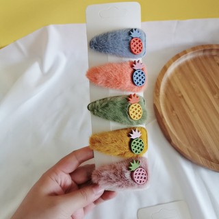 KẸP TÓC HÌNH TRÁI THƠM CHO MẸ VÀ BÉ