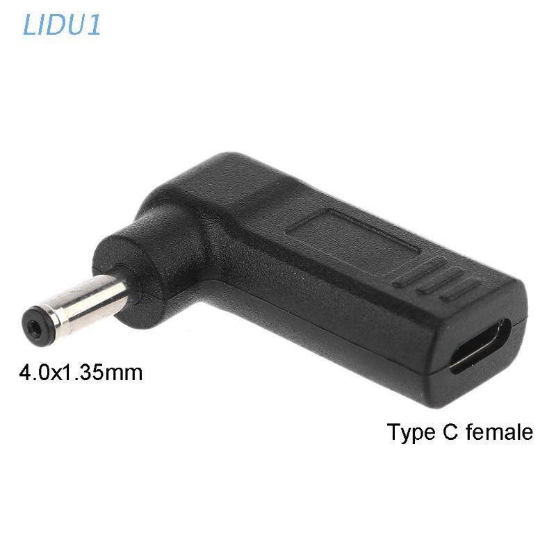 Đầu nối chuyển đổi nguồn cổng cắm Type C sang đầu cắm 4.0x1.35mm thích hợp cho A-Sus Zenbook