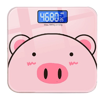 Cân sức khỏe - cân điện tử dành cho gia đình hình heo xinh xắn No.100122