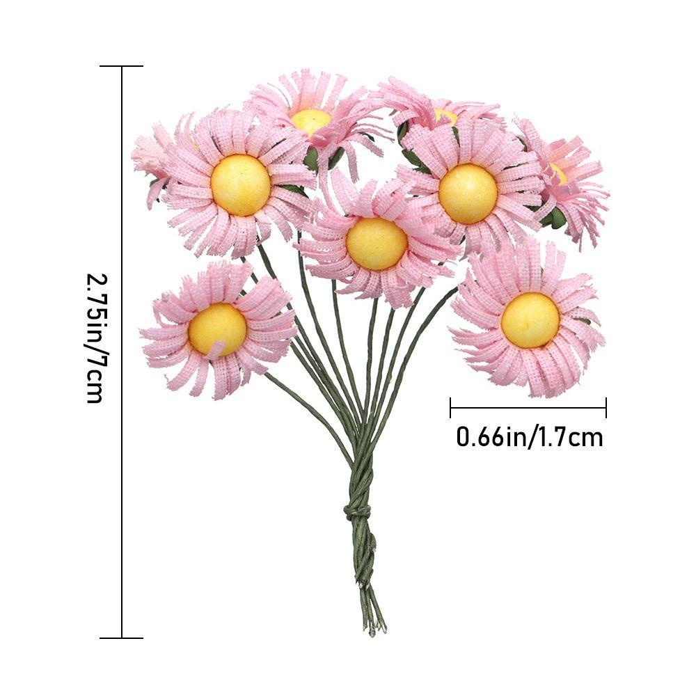 KUNHEV Set 10 Hoa Mẫu Đơn Giả Bằng Lụa Dùng Trang Trí Nhà Cửa DIY