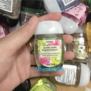 Gel rửa tay khô Aloha Kiwi Passionfruit 29ml Bath Body Works Mỹ