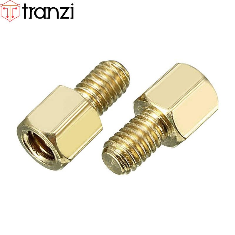 Trụ vít lục giác đực cái đồng M4x6+6 - túi 10 cái