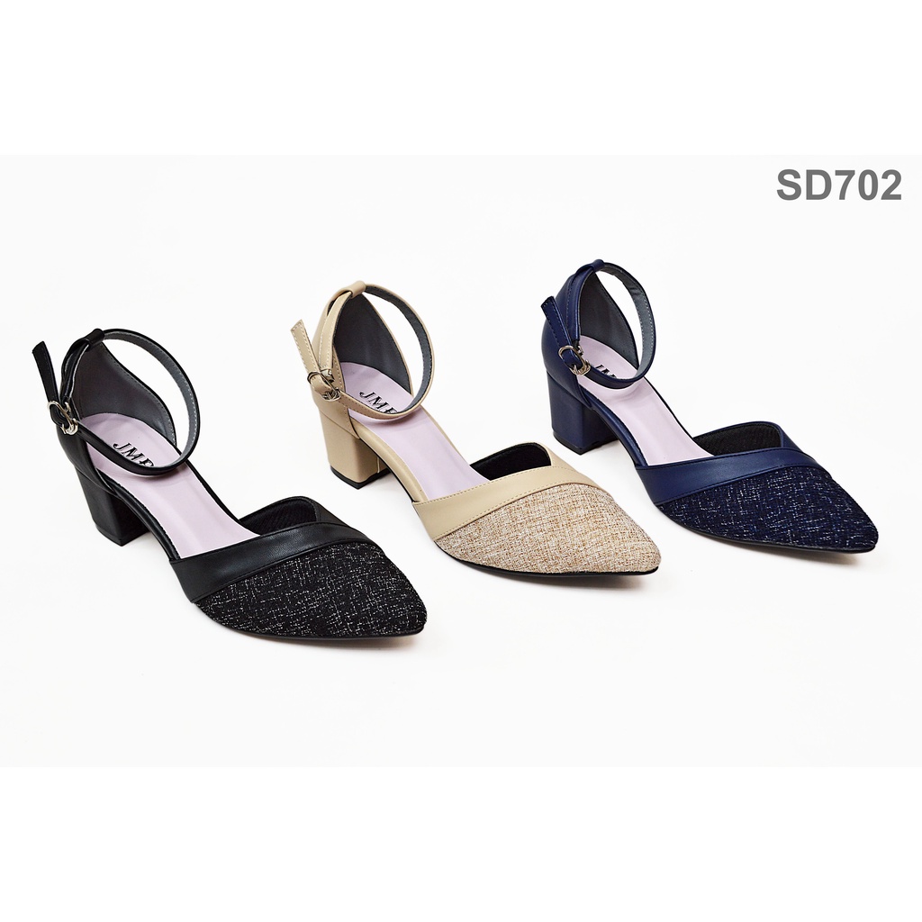Giày Cao Gót Nữ Bít Mũi Cao 5cm - JMP - Da Mềm Cao Cấp - SD702