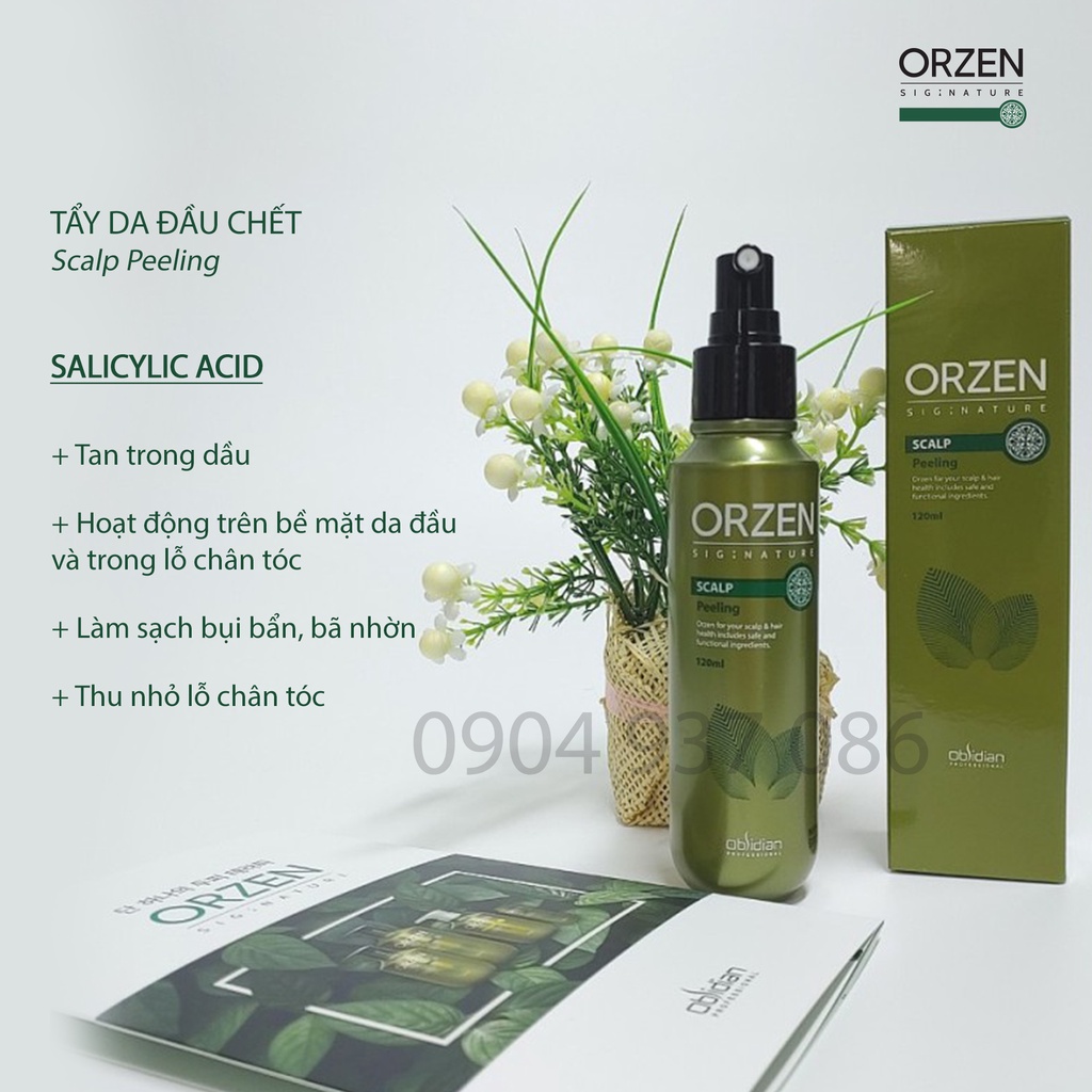 Tẩy da chết da đầu Orzen Scalp Peeling 120ml Hàn Quốc chính hãng