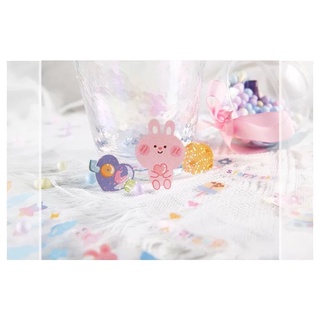 Dải sticker gấu thỏ cute