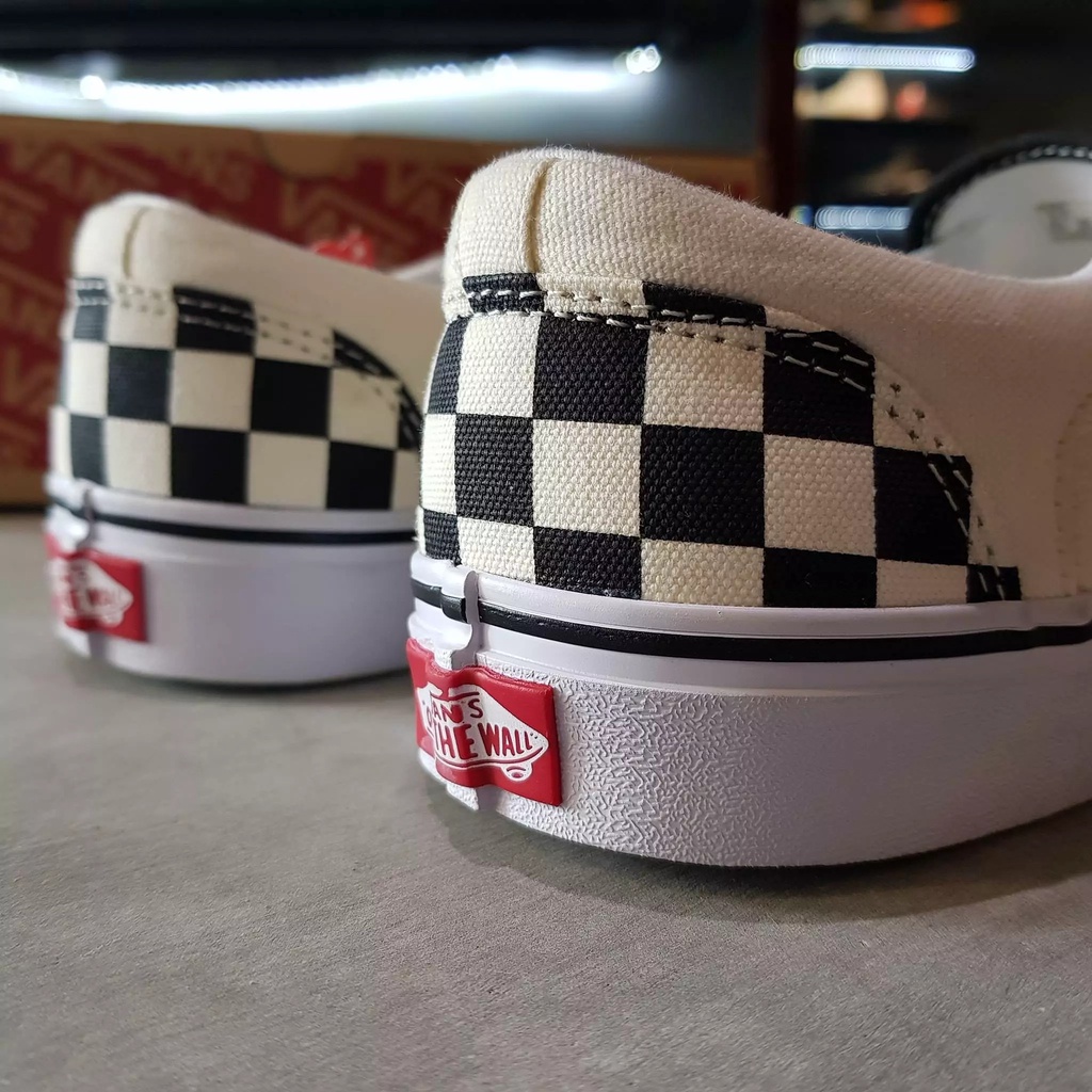Giày chính hãng Vans Asher Slip-on 'Checkerboard' - VN000EYEBWW