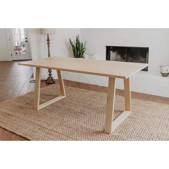 Bàn làm việc bằng gỗ tự nhiên hàng thiết kế riêng 120x60