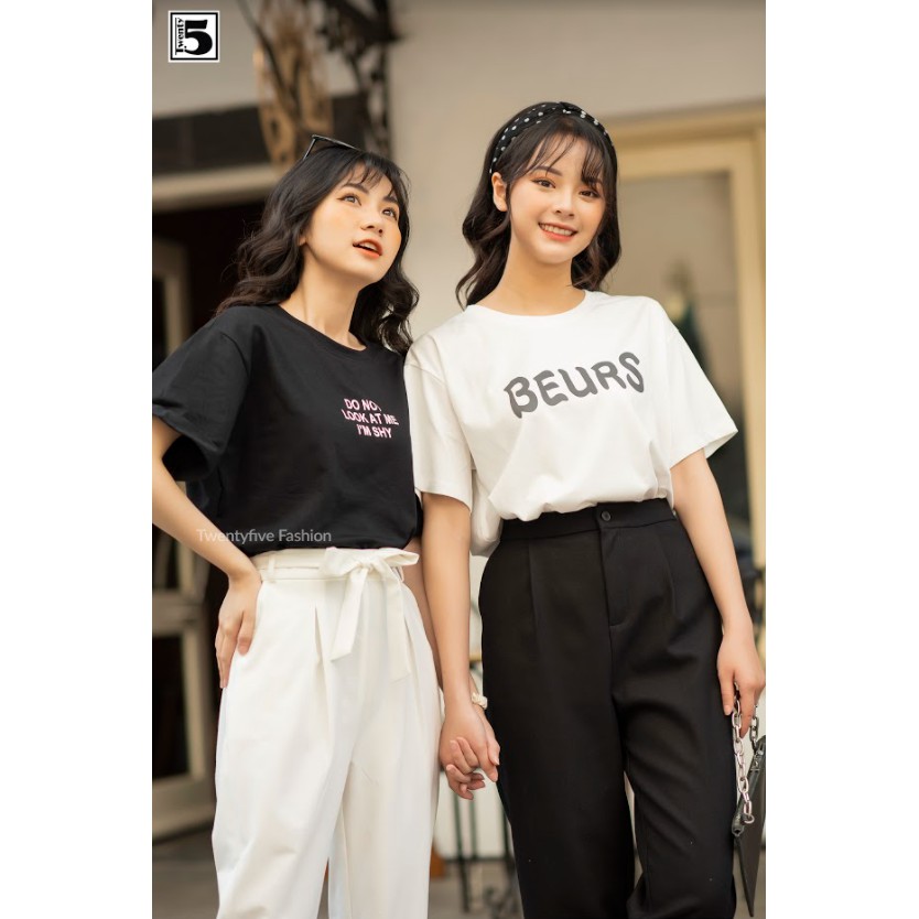 Quần baggy nữ thắt nơ Twentyfive M615