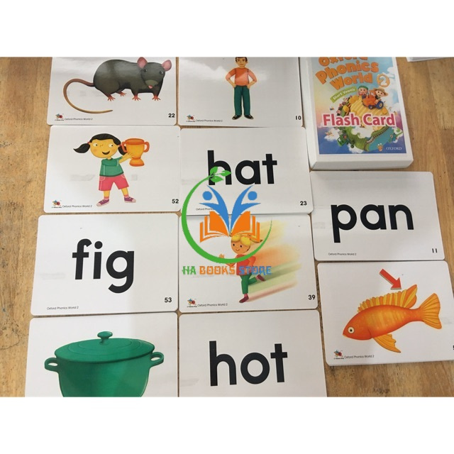 Flash Card Oxford Phonics World Level 2