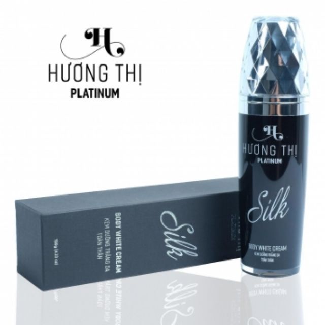 KEM DƯỠNG TRẮNG TOÀN THÂN HƯƠNG THỊ SILK BODY WHITE CREAM 120GR