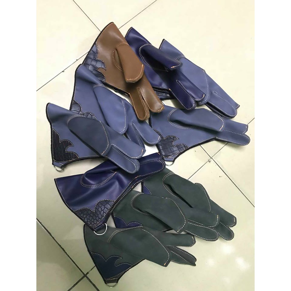 Găng tay da bò cao cấp 3 ngón