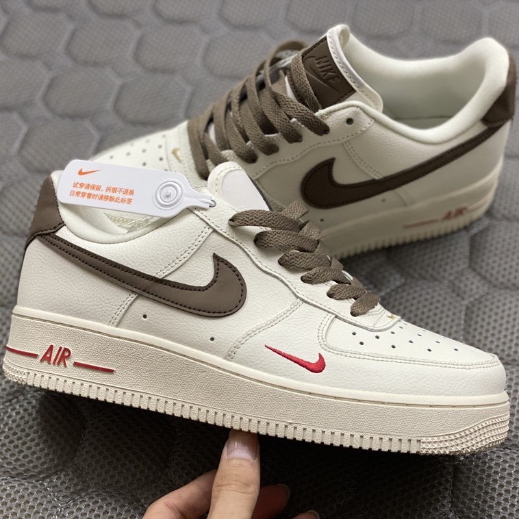 Giày Af1 vệt nâu, Air Force 1 nâu trắng. | BigBuy360 - bigbuy360.vn