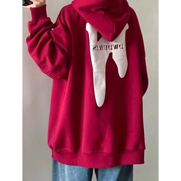 Áo Nỉ Hoodie Thời Trang Xuân Thu Cá Tính Form Rộng Tay Bồng Ulzzang Unisex( Hàng Sẵn)