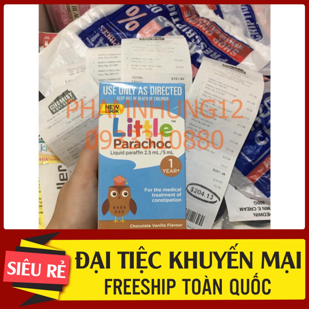 ĐẠI TIỆC Men vi sinh hỗ trợ giảm táo bón Parachoc 400ml. ĐẠI TIỆC