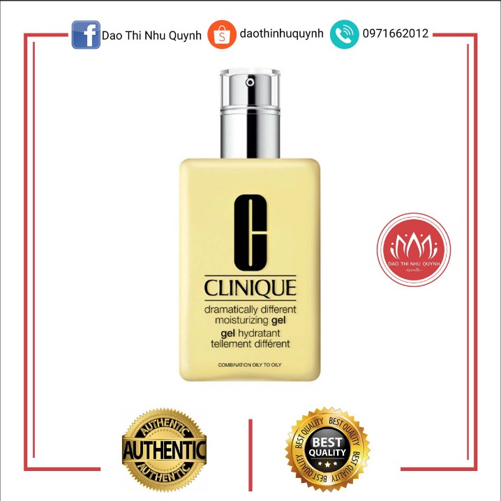 Gel Dưỡng Ẩm Clinique Dramatically Diffenrent Moisturizing Gel with pump 125ml