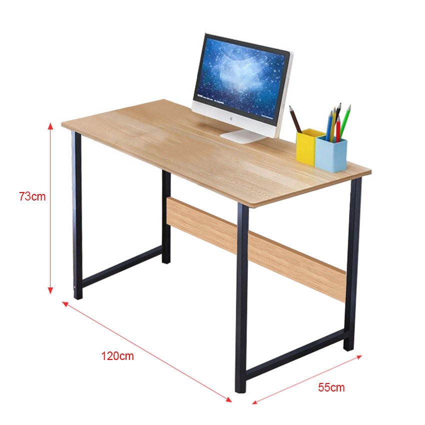 Bàn làm việc khung thép chịu lực sơn tĩnh điện, dễ dàng tháo lắp | BigBuy360 - bigbuy360.vn