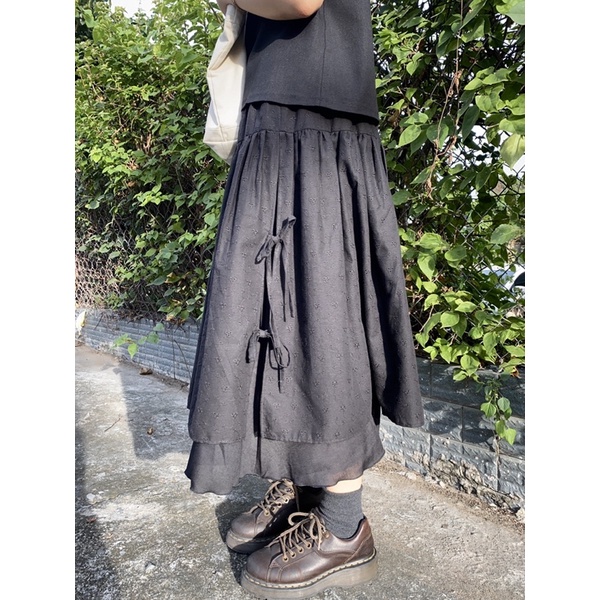 Chân váy cột dây