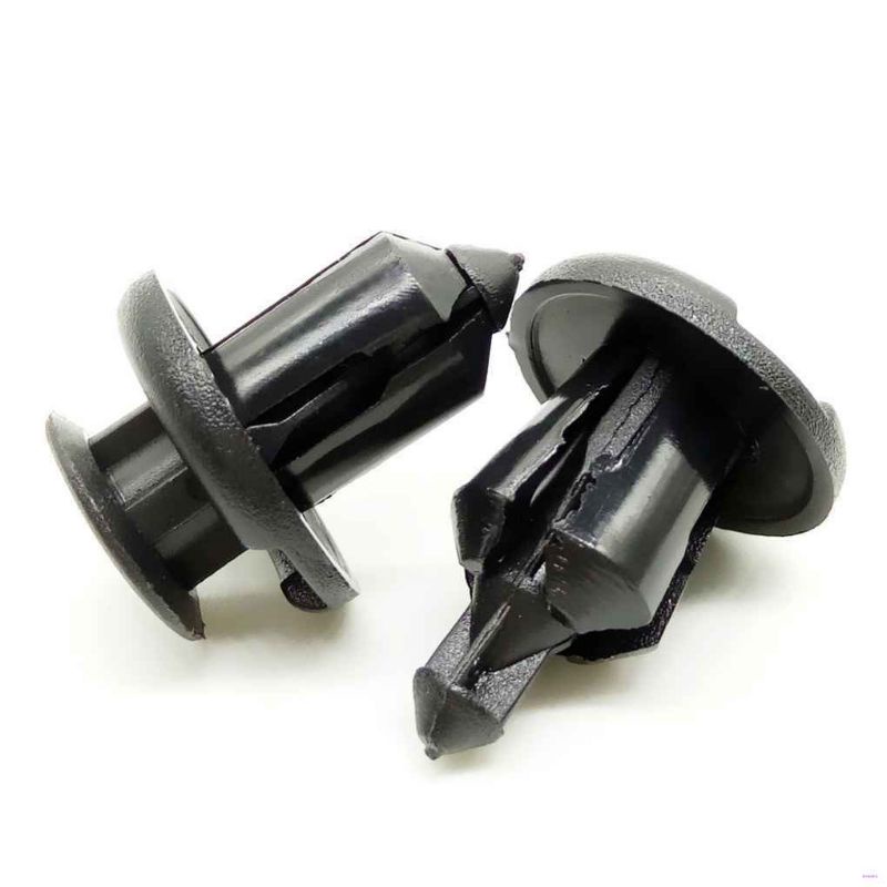 Set 100 Chốt Đinh Tán Nhựa 10mm Cho Xe Hơi Toyota và HonDa Civic