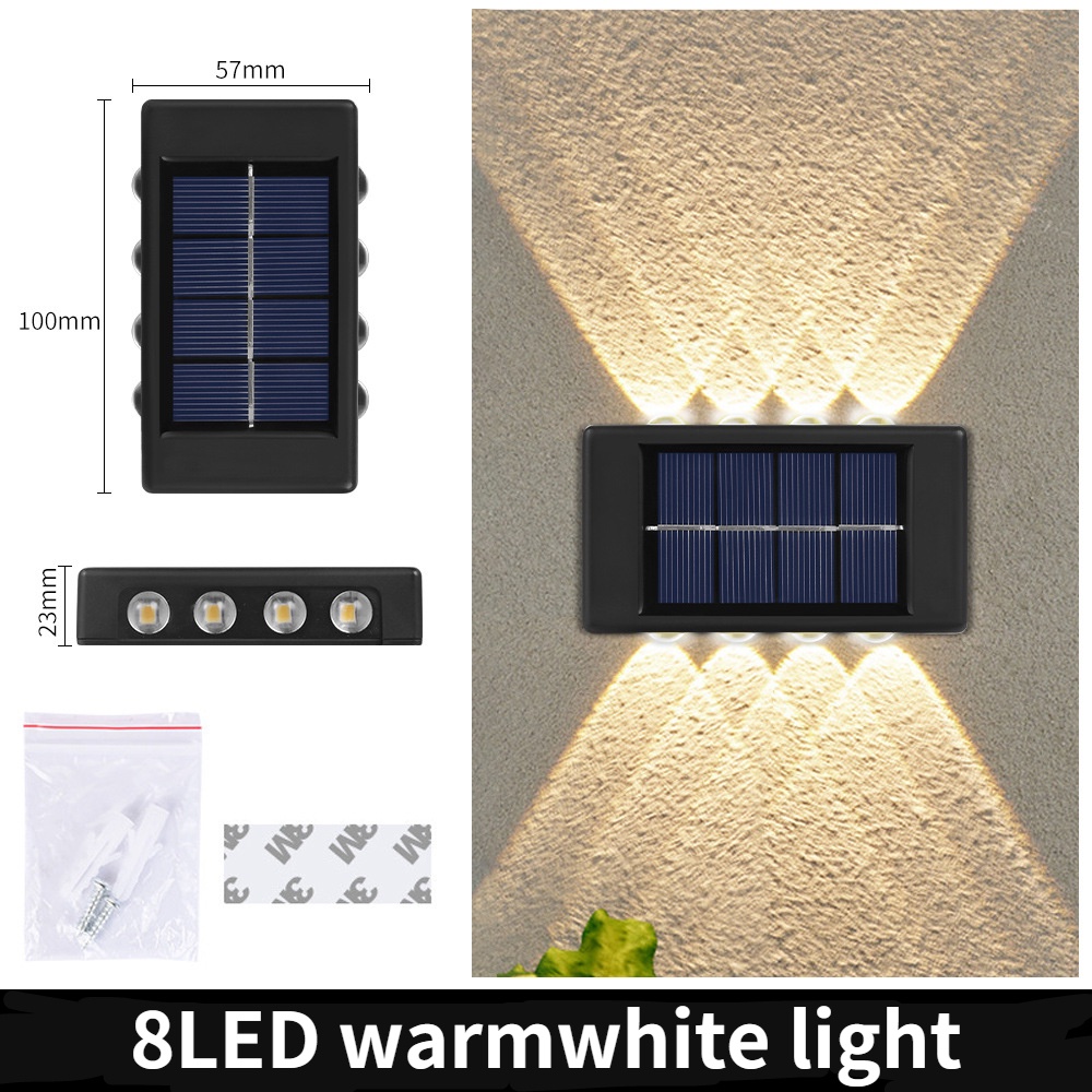 Đèn Led Ngoài Trời 8 Bóng 10 Bóng Sử Dụng Năng Lượng Mặt Trời