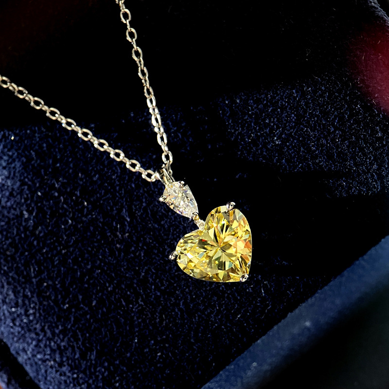 S925 Silver Ladies Elegant Diamond Necklace