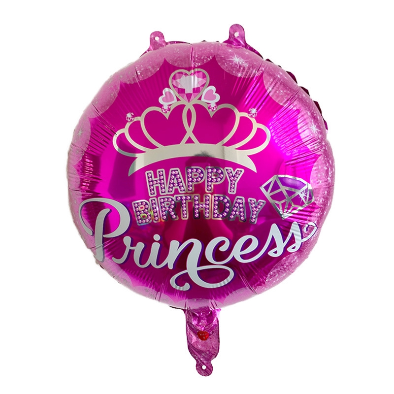 1 Bong Bóng Màng Nhôm 18 inch Hình Vương Miện Trang Trí Tiệc