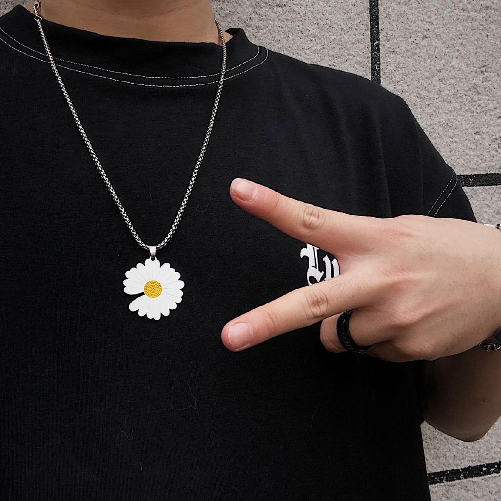 Dây Chuyền Mặt Hình Hoa Hướng Dương Phong Cách Harajuku 22194