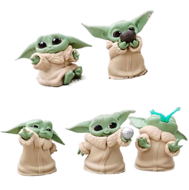 Mô Hình Nhân Vật Baby Yoda Grogu Phim Star Wars 5-6cm