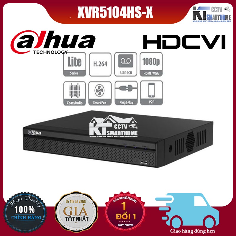 Đầu Ghi Hình Dahua DH-HCVR 5104HS - X1( hàng nội địa)