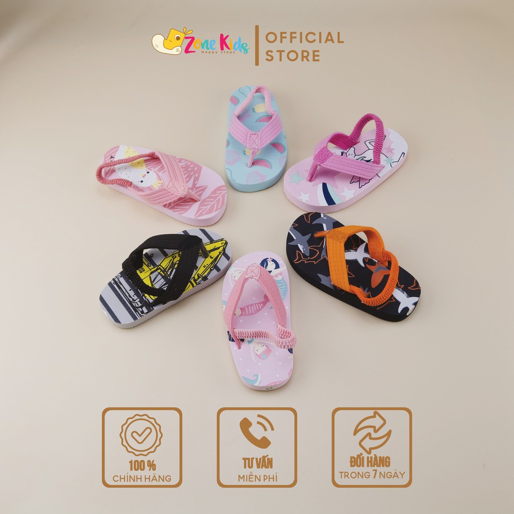 Dép tông siêu nhẹ cho bé trai bé gái Zonekids - D13A