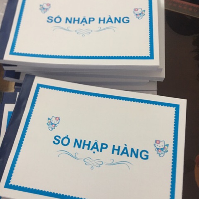 Combo 4 cuốn sổ nhập hàng A5  -