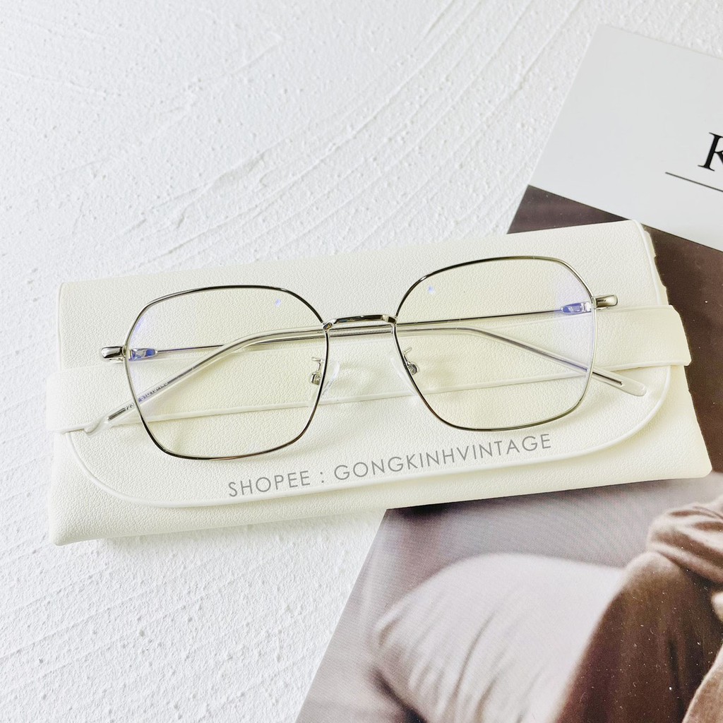 Gọng kính cận nữ, kim loại vuông góc cạnh Fiveminutes  72328 nhiều màu kim loại mảnh Siêu Hot | BigBuy360 - bigbuy360.vn
