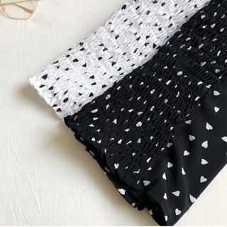 Áo 2 dây chấm bi cột nơ vai