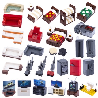 Bộ đồ chơi lắp ráp tủ lạnh / tivi / ghế sofa cỡ lớn độc đáo thú vị cho bé