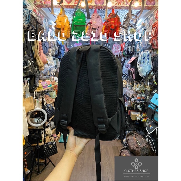 Balo Degrey Basic Backpack 2810 Clothes Shop Balo Đen Đi Học Nhiều Ngăn Ulzzang Unisex ( Tặng Bông 7 Màu )